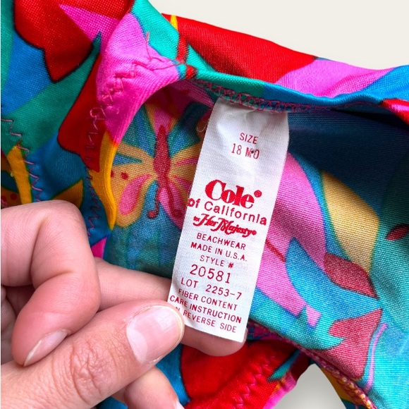 Vintage Cole of California Swimsuit - Picture 2 of 2